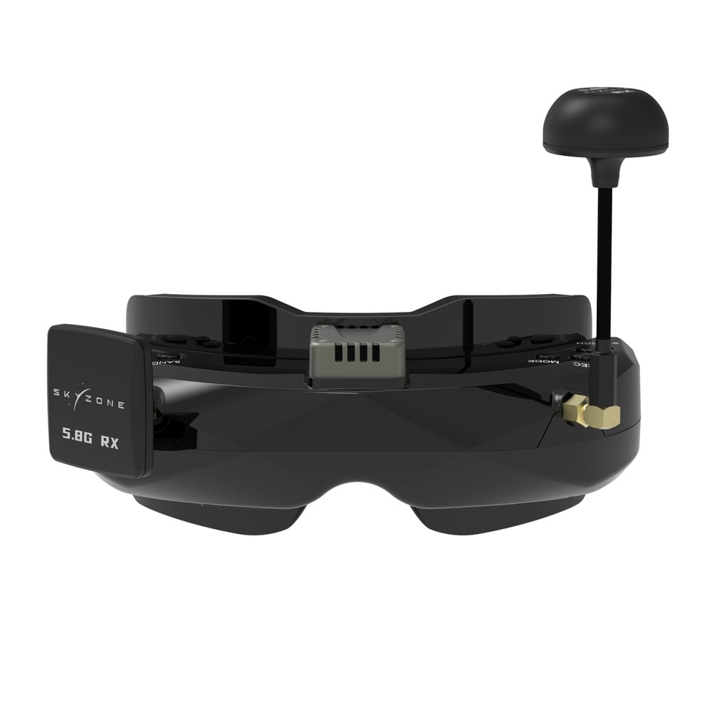Skyzone Cobra X V2 Fpv Goggles - SKYZONE-FPV rcレーシングドローン用ゴーグル、hdmiヘッドトラッキングとファンをサポート、dvrフロントカメラ、多様性、5.8ghz、sky02o