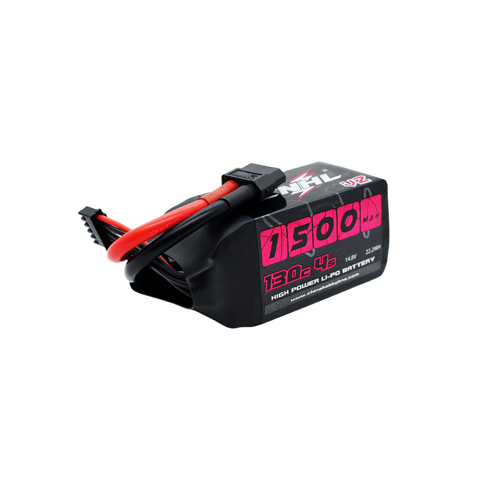 2 個 CNHL 4S 14.8V リポバッテリー 1500 - Skyzone Cobra X V2 Fpv Goggles のレビューと価格
